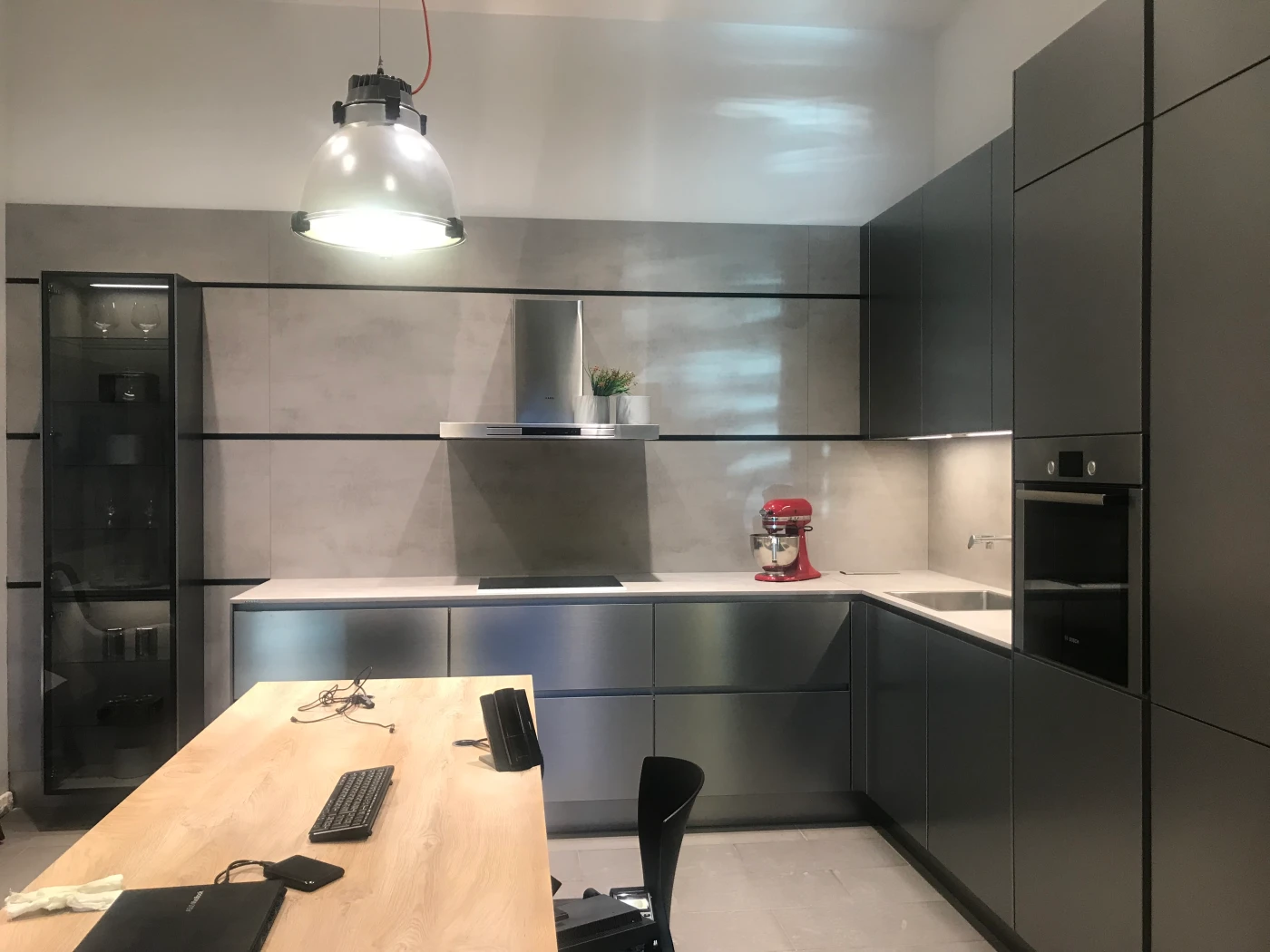 Nobilia кухонный гарнитур угловой INOX